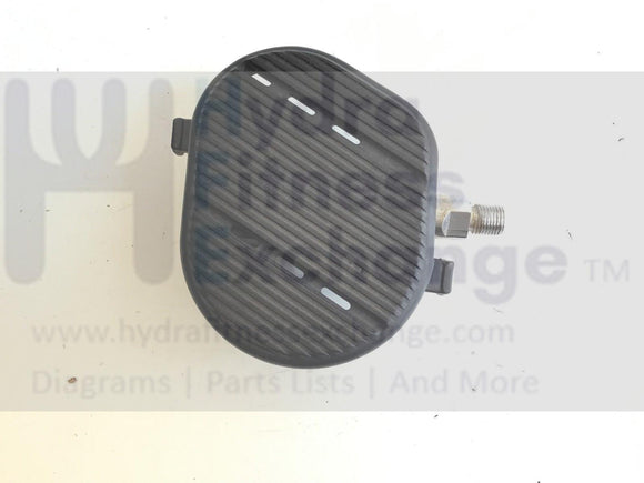 Cybex BikeMax R Residential Recumbent Bike Left Pedal Pair Without Straps-hydrafitnessparts