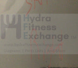 Cybex Cyclone-530S Stepper Right Black Shroud Cover Assembly 800S AX-62066B-hydrafitnessparts