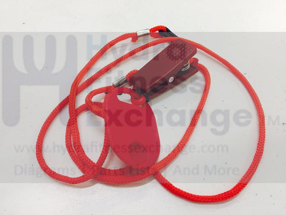 Cybex E-Stop Treadmill Safety Key Assembly AX-24103 750t 751t 625t 650t-hydrafitnessparts