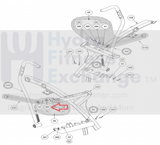 Cybex Elliptical Left Handle Linkage Rod End Cap PL-16535-hydrafitnessparts