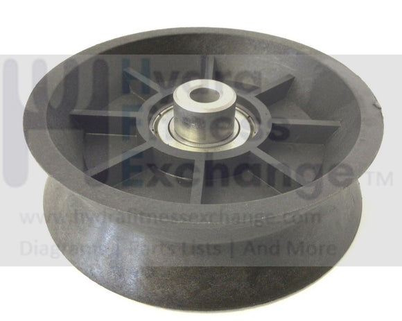 Cybex Elliptical Pulley Assembly 4.00 Wide V GP000216-hydrafitnessparts
