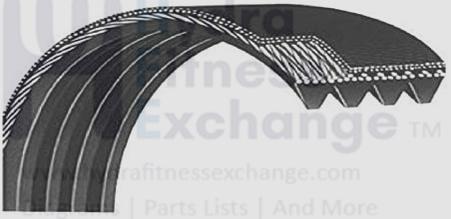 Cybex Elliptical Pulley Drive Belt 58