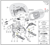 Cybex GO 770T 750T 751T Treadmill Display Console Panel AD-22538 & KAX-23286-hydrafitnessparts
