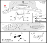 Cybex GO 770T 790T 03 03 05 09 10 Treadmill Handset Kit With Membrane KPL-23294-hydrafitnessparts