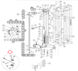 Cybex Jungle Gym Strength System Cable Assembly 17091-002-hydrafitnessparts