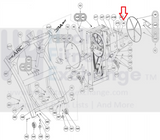 Cybex Life Fitness Elliptical Crank Arm Assembly 610A-395-hydrafitnessparts