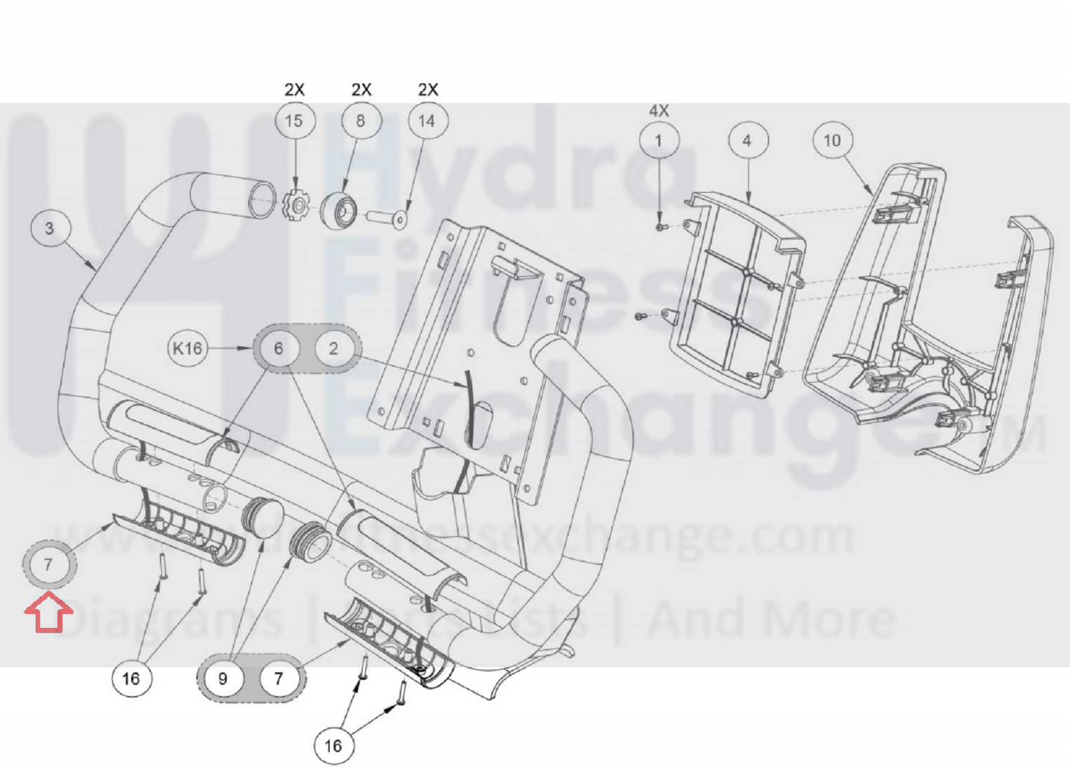 Sensore Frequenza Cardiaca A Impugnatura Per Life Fitness Cybex Arc Trainer 772A, Modello 770A-398, Nuovo