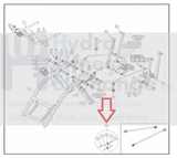 Cybex Life Fitness Elliptical Linkage Cap Kit 600AK012-hydrafitnessparts