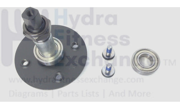 Cybex Life Fitness IC7 IC8 Stationary Bike Axle Crank Assembly 150-01-00021-01-hydrafitnessparts