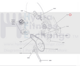 Cybex Life Fitness IC7 Stationary Bike Left Crank Arm 150-03-00127-01-hydrafitnessparts