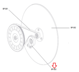 Cybex Life Fitness Stationary Bike Belt Tensioner Idler Pulley 150-01-00070-02-hydrafitnessparts