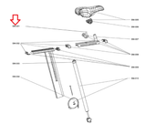 Cybex Life Fitness Stationary Bike Thumb Lock Lever End Cap 190-01-00046-01-hydrafitnessparts