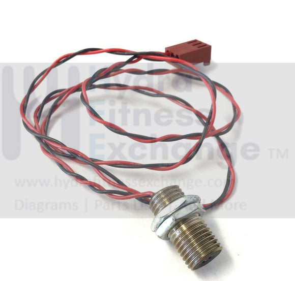 Cybex Recumbent Bike RPM Speed Sensor Red Switch 2 Terminal Wire EC-22001-hydrafitnessparts