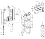 Cybex Strength System Compression Spring .396 IDx.480 ODx1.50 LG BS070208-hydrafitnessparts
