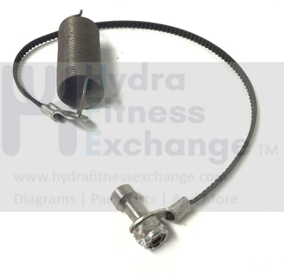 Cybex TR 400T Treadmill Cogged Belt with Spring 400t-belsp-hydrafitnessparts