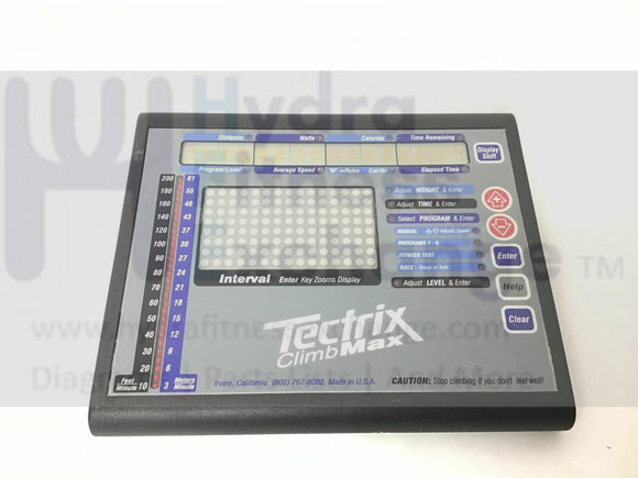 Cybex Tectrix 4000 17733 Upright Stepper Display Console Panel-hydrafitnessparts