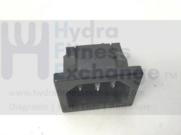 Cybex Tectrix - Climbmax 150 Stepper Step Power Socket Inlet Entry Plug In-hydrafitnessparts