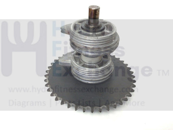 Cybex Tectrix Climbmax Stepper Clutch Pulley Assembly AX-61355 or AX-61374-hydrafitnessparts