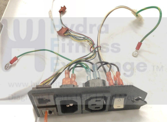 Cybex Tectrix Climbmax Stepper Step Machine Switch Plate Power Entry-hydrafitnessparts