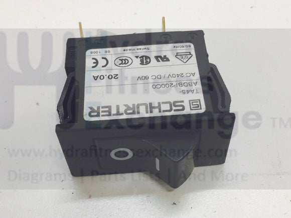 cybex rocker Cybex Treadmill Power Entry Rocker Switch Schurter 240v 750t 751t 770t 625t 650t
