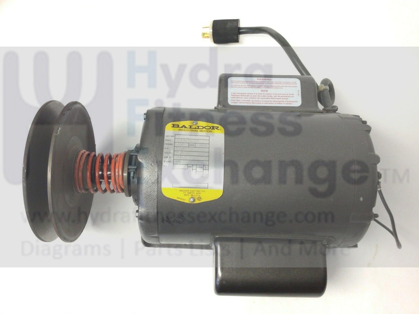 cybex avis Cybex Trotter 440 C1-7142 Treadmill DC Drive Motor with Pulley 35G724X331