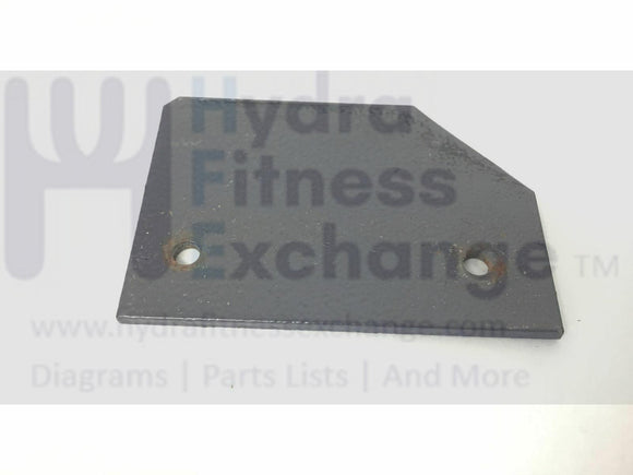 Cybex Trotter 540ST Treadmill Rear Roller Bracket-hydrafitnessparts