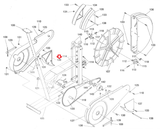 DP Airgometer Stationary Bike Left Lower Fan Guard 09089000-hydrafitnessparts