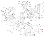DP Airgometer Stationary Bike Right Lower Fan Guard 09090100-hydrafitnessparts
