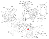 DP Airgometer Stationary Bike Transport Wheel 09089200-hydrafitnessparts