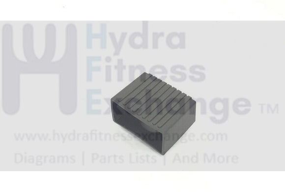 Diamondback 1100EL Elliptical Left and Right End Cap Cover Plug Black Plastic-hydrafitnessparts