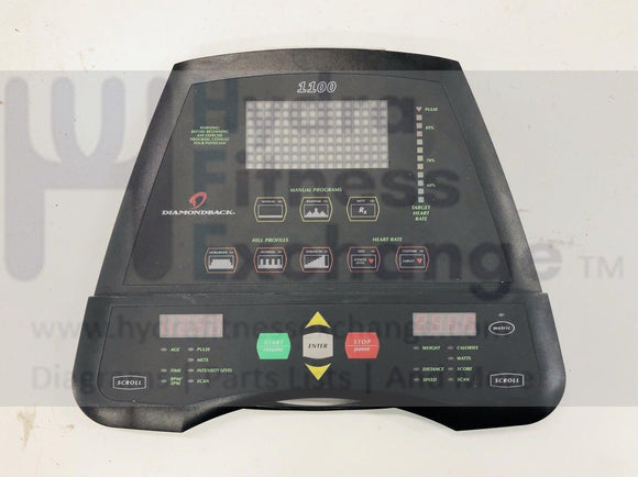 Diamondback 1100EL Elliptical Upper Display Console Membrane Board 22-18-775-hydrafitnessparts