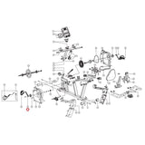 Diamondback 500SR Recumbent Bike Left Pedal Crank Arm 165L 22-50-157-hydrafitnessparts