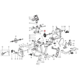 Diamondback 500SR Recumbent Bike Pulley Belt with Main Crank 22-50-168-hydrafitnessparts