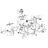 Diamondback 500SR Recumbent Bike Right Rail Cover Carriage Extrusion 22-50-247-hydrafitnessparts