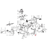 Diamondback 500SR Recumbent Bike Right Rear Shroud Base Cover 22-50-245-hydrafitnessparts