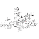 Diamondback R8 500SR Recumbent Bike Coiled HR Hand Sensor Wire Harness 22-50-225-hydrafitnessparts