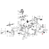 Diamondback R8 500SR Recumbent Bike Pulse Wire with Handlebar Cover 22-50-227-hydrafitnessparts