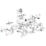 Diamondback U6 500SR Recumbent Bike Left & Right Pedal Pair with Strap 22-50-281-hydrafitnessparts