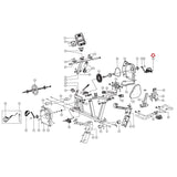 Diamondback U6 500SR Recumbent Bike Right Foot Pedal with Strap 22-50-281-hydrafitnessparts