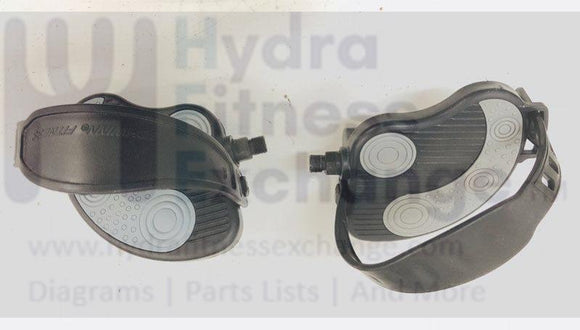 Diamondback Upright 600U Bike Pedal Set For 1150U 700R 600R 1150R 1000U 700U-hydrafitnessparts