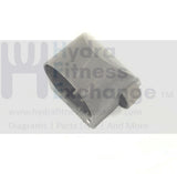 Eclipse 400 Elliptical Left Transport Wheel Assembly 2446371-hydrafitnessparts