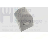 Eclipse 400 Elliptical Universal Transport Wheel Adjustment Lock Assembly 0544761-hydrafitnessparts