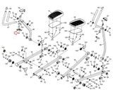 Epic A30E A32E A35E e6.2 e6.4 e6.7 14.0 Elliptical Left Arm Lower Cover 326534-hydrafitnessparts