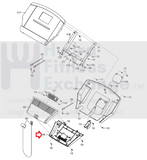 Epic A35T EPTL141120 Treadmill Console Fan Rear Cover P03-0268 or 325653-hydrafitnessparts