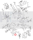 Epic FreeMotion Gold's Gym Elliptical Pedal Short Screw M6-1.0 x 35mm 246784-hydrafitnessparts