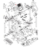 Epic FreeMotion Gold's Gym HealthRider Elliptical Transport Handle Endcap 188667-hydrafitnessparts