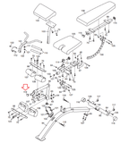 Epic FreeMotion Gold's Gym Reebok Strength System Round Internal Endcap 172066-hydrafitnessparts