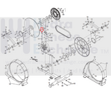 Epic Freemotion Gold's Gym Healthrider Elliptical Nylon Locknut M6 -1.0" 012142-hydrafitnessparts