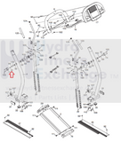 Epic Freemotion Gold's Gym Image Elliptical Button Screw M8-1.25" X 25mm 208855-hydrafitnessparts
