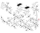 Epic Freemotion NordicTrack Elliptical Large Axle Pivot Cover 325936-hydrafitnessparts